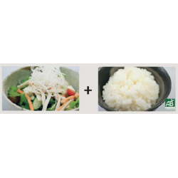 Salade & bol de riz