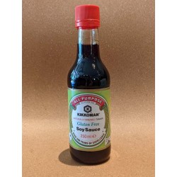Délicieuse sauce soja sans gluten bouteille 250ml : Kikkoman