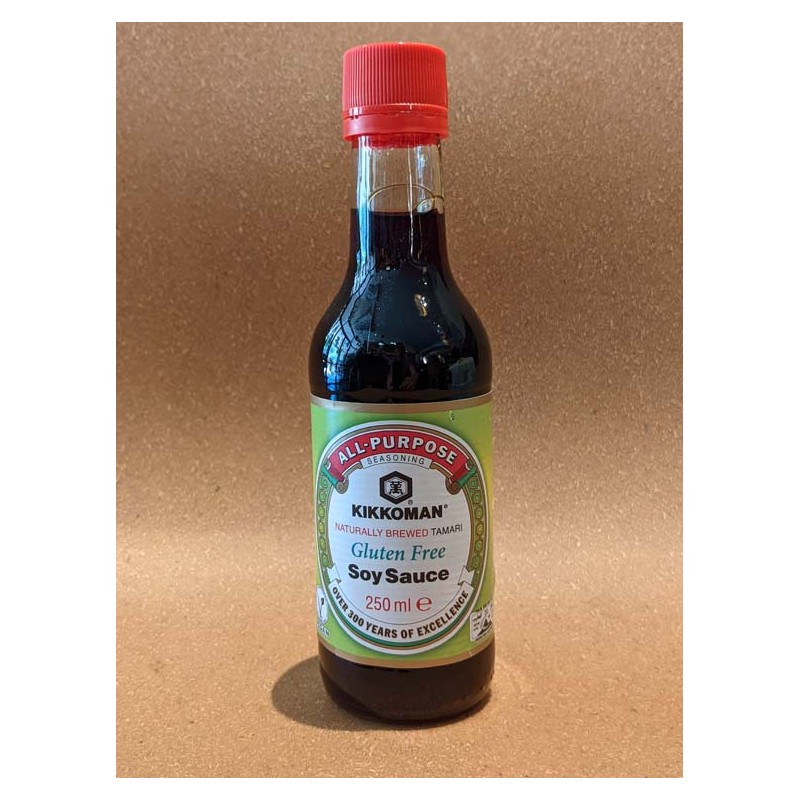 Délicieuse sauce soja sans gluten bouteille 250ml : Kikkoman